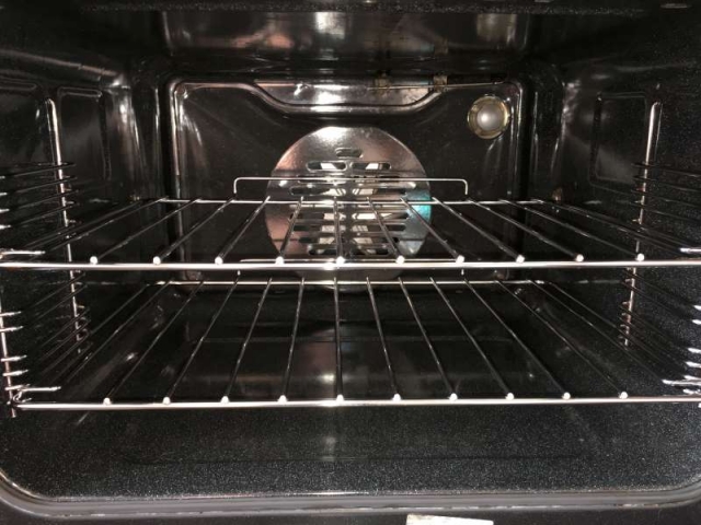 oven cleaning after