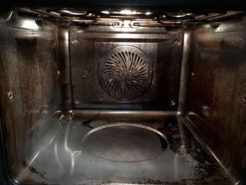 oven cleaning service before